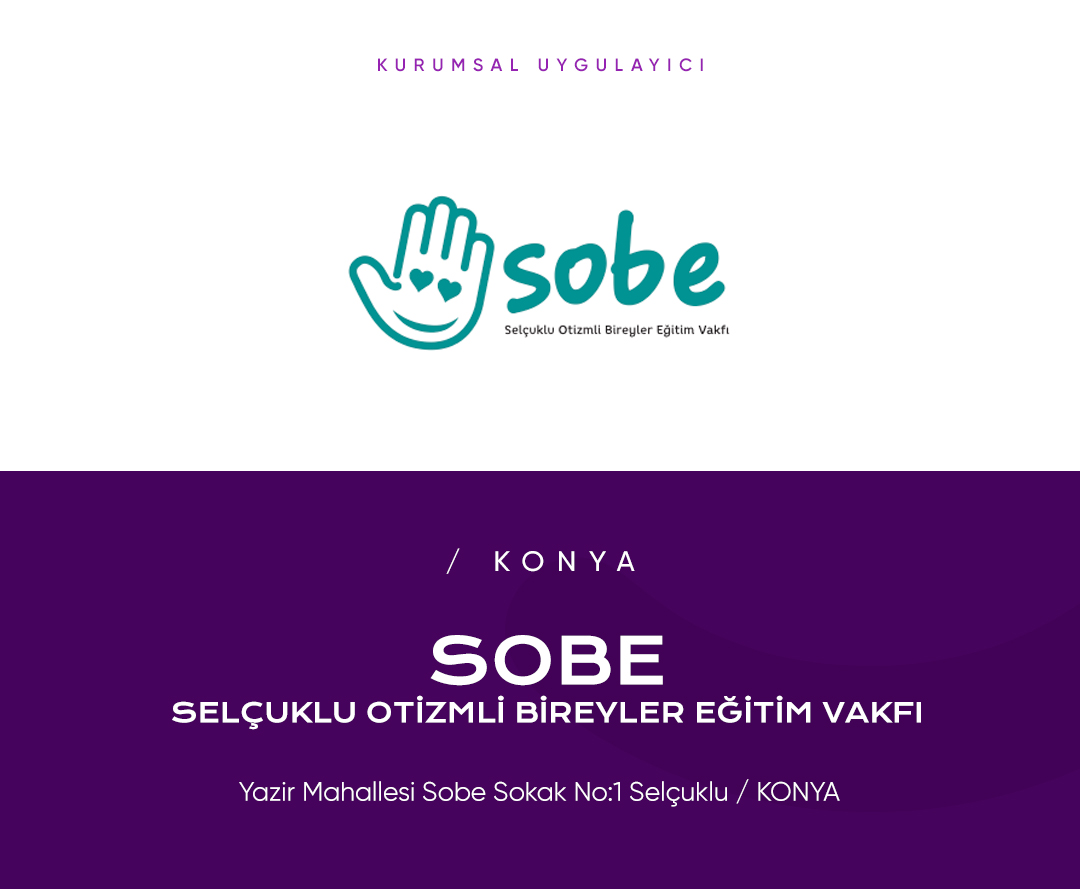 SOBE Selçuklu Otizmli Bireyler Eğitim Vakfı, Konya